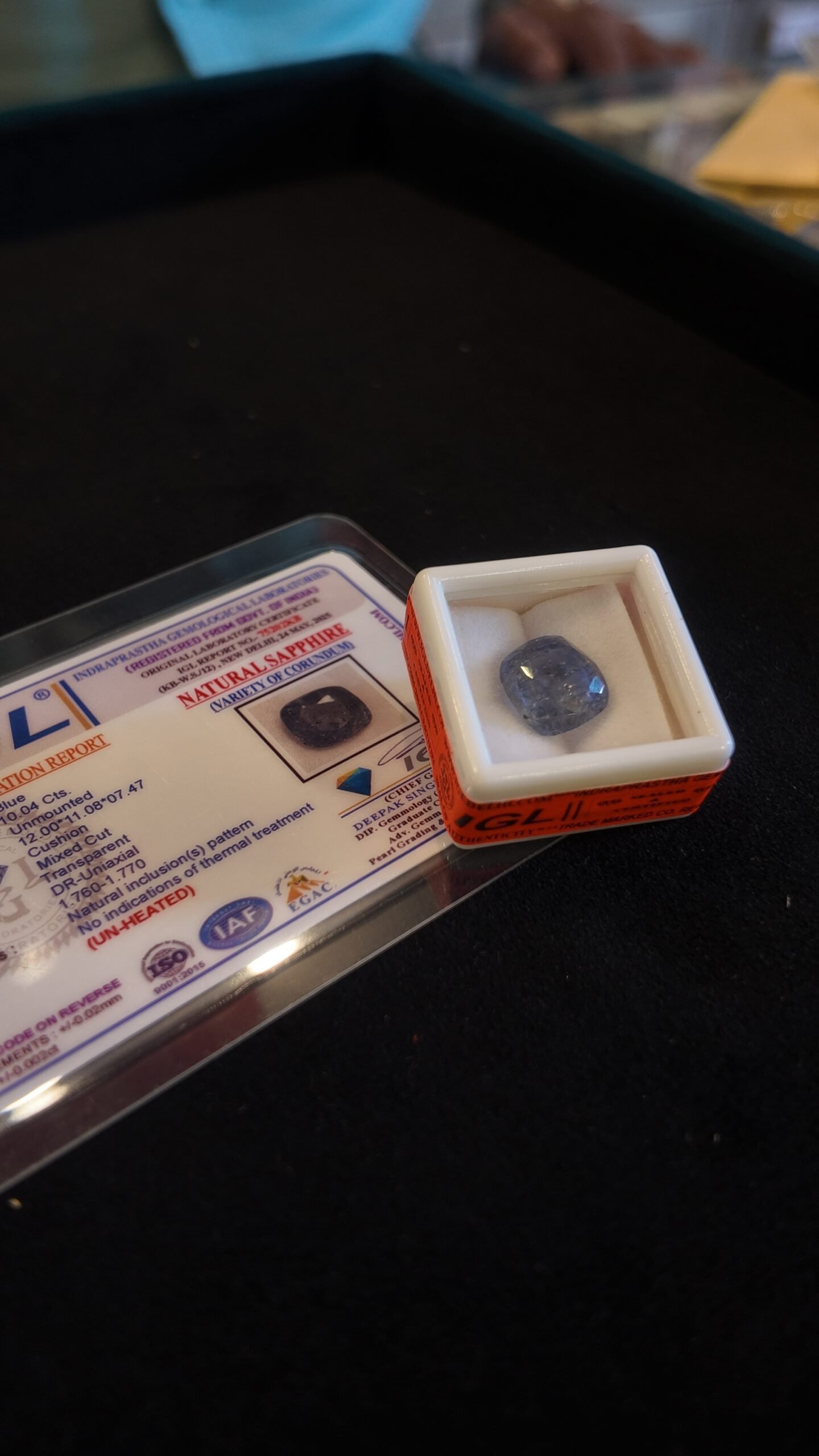 Natural Blue Sapphire (Neelam) Gemstone – Certified & Unheated