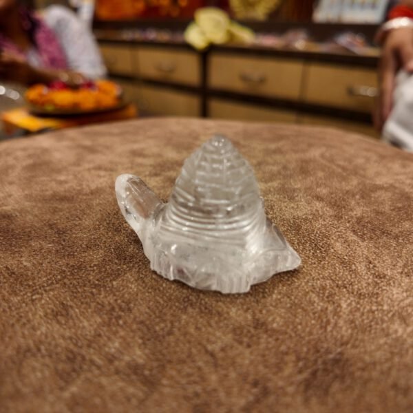 Sphatik Shree Yantra on Tortoise – 40–50g