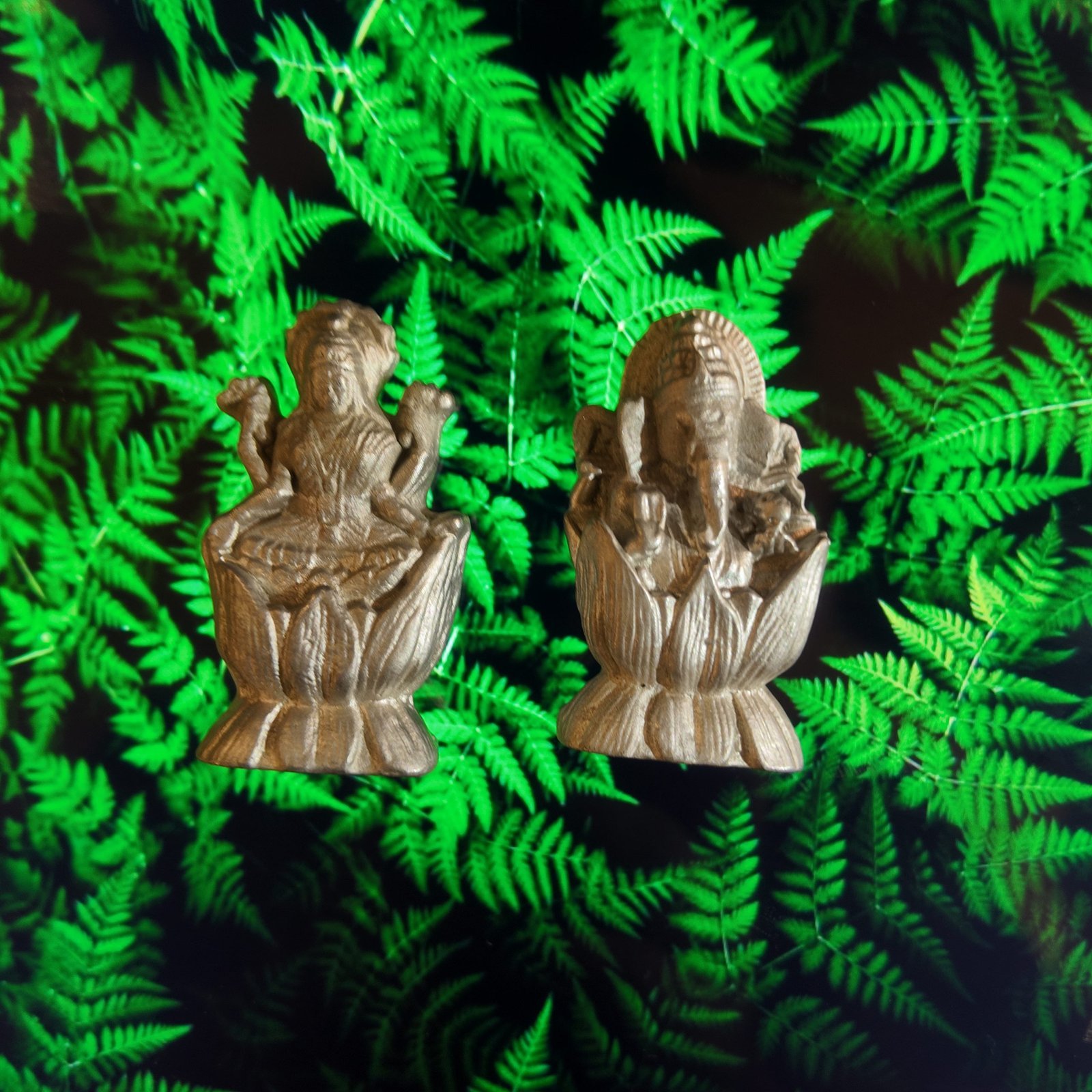 Laxmi Ganesh Ashtavinayak Brass Murti – Diwali Pooja Set