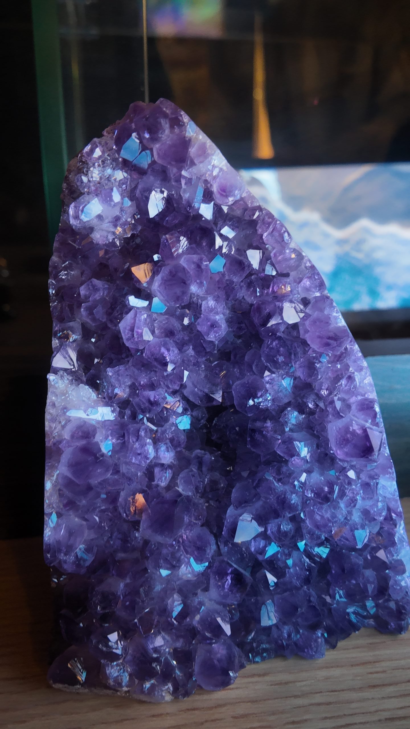 Natural Amethyst Geode Quartz Crystal Cluster