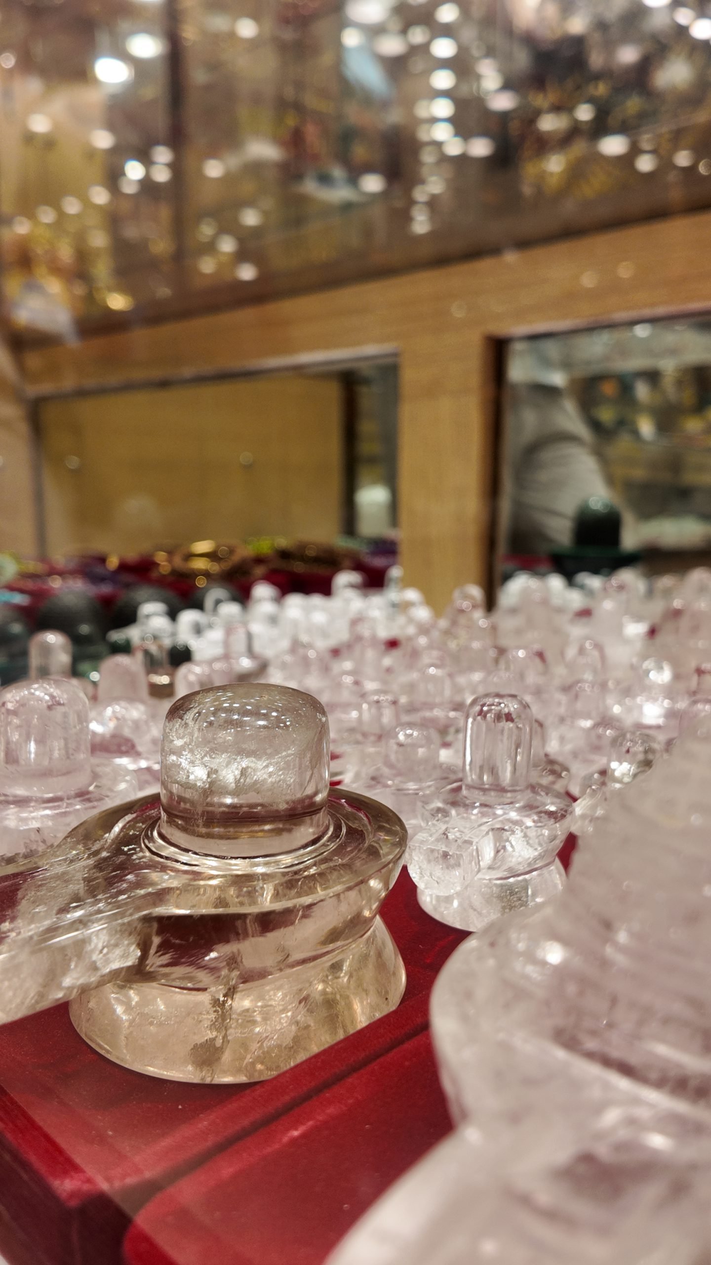 Natural White Sphatik Shivling for Home Pooja