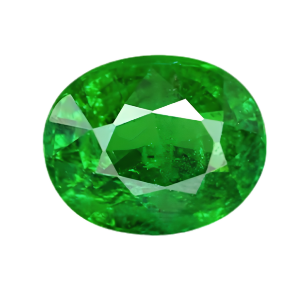 Natural Green Emerald (Panna) – Oval Cut