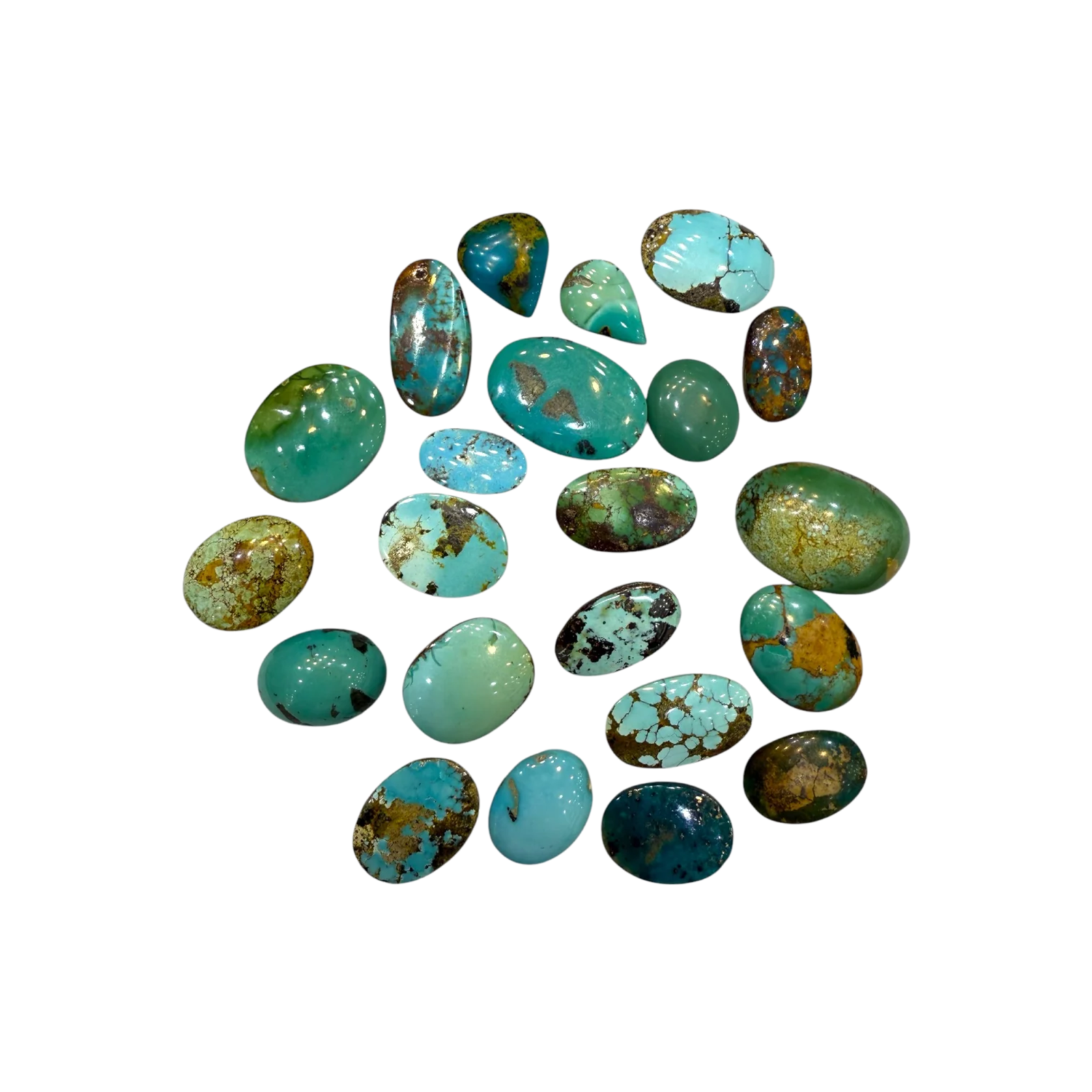 Natural Green Irani Turquoise Gemstone