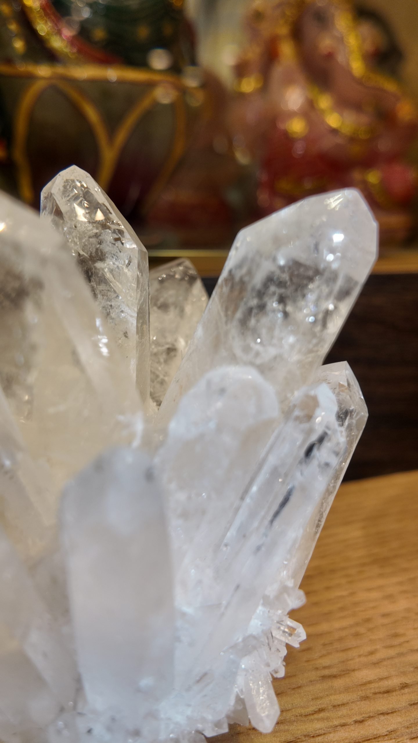 Natural Clear Quartz Crystal Cluster