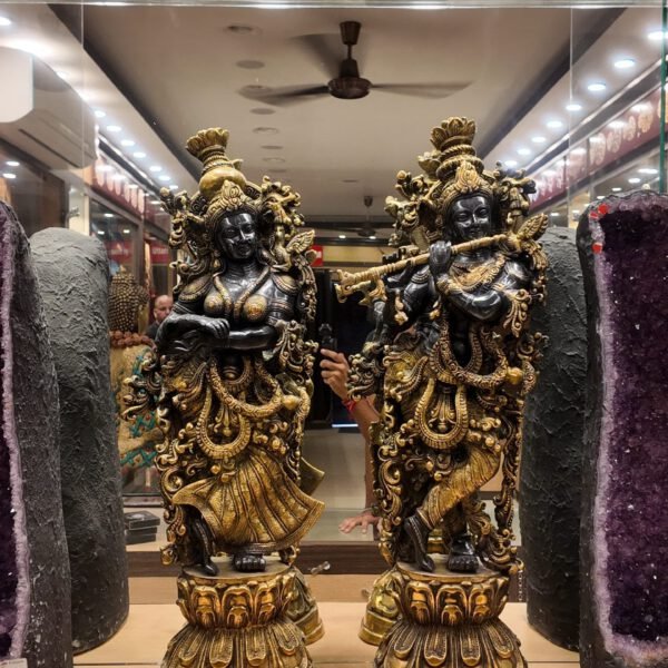 Radha Krishna Superfine Brass Statue